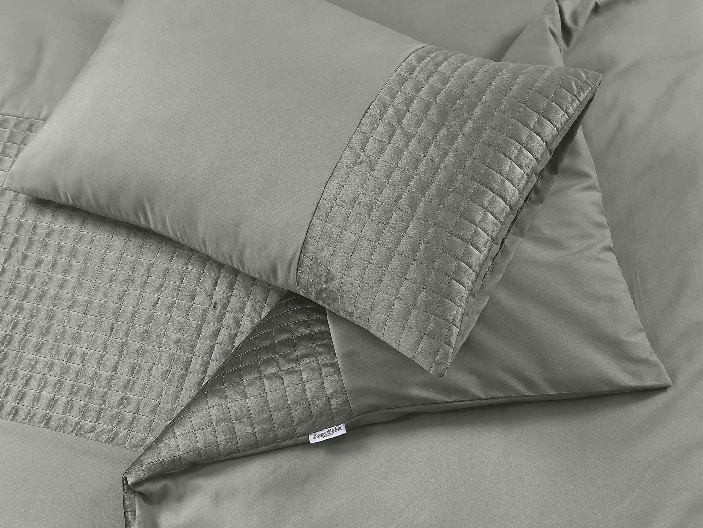 Patch Work Duvet Cover Set- Linen