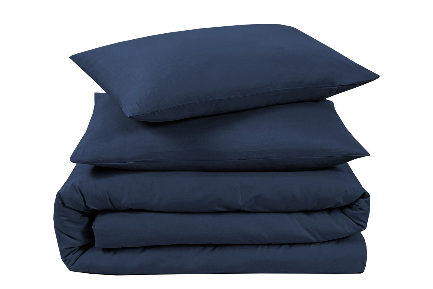 Plain Duvet Set - Navy