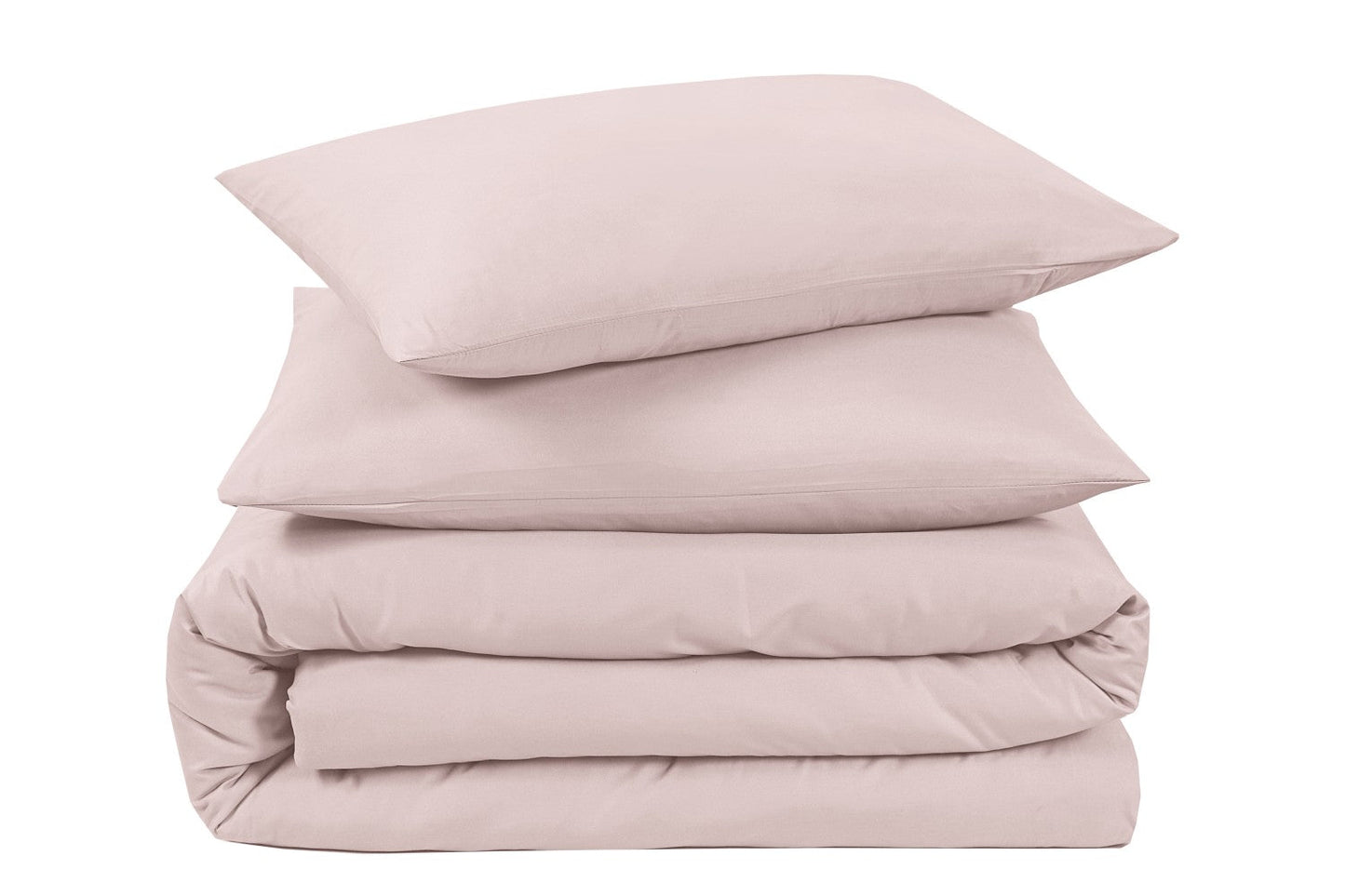 Plain Duvet Set - Blush