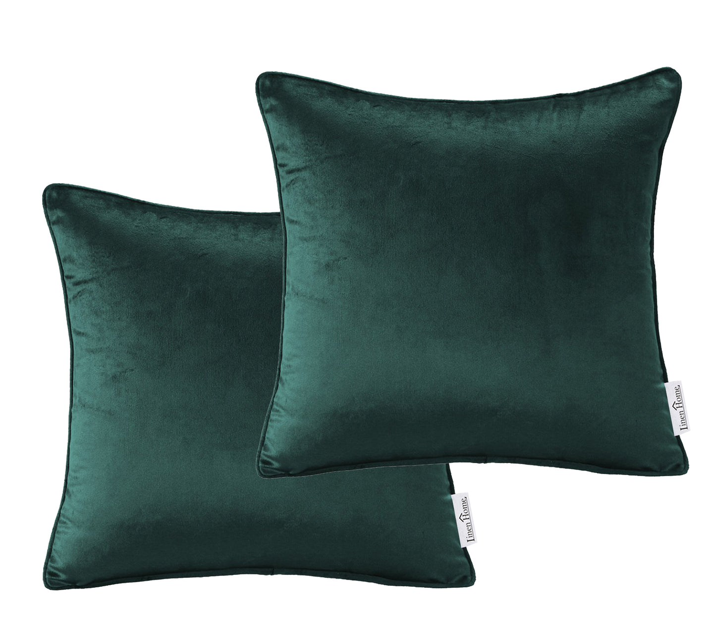 Velvet Cushion Covers - Bottle Green