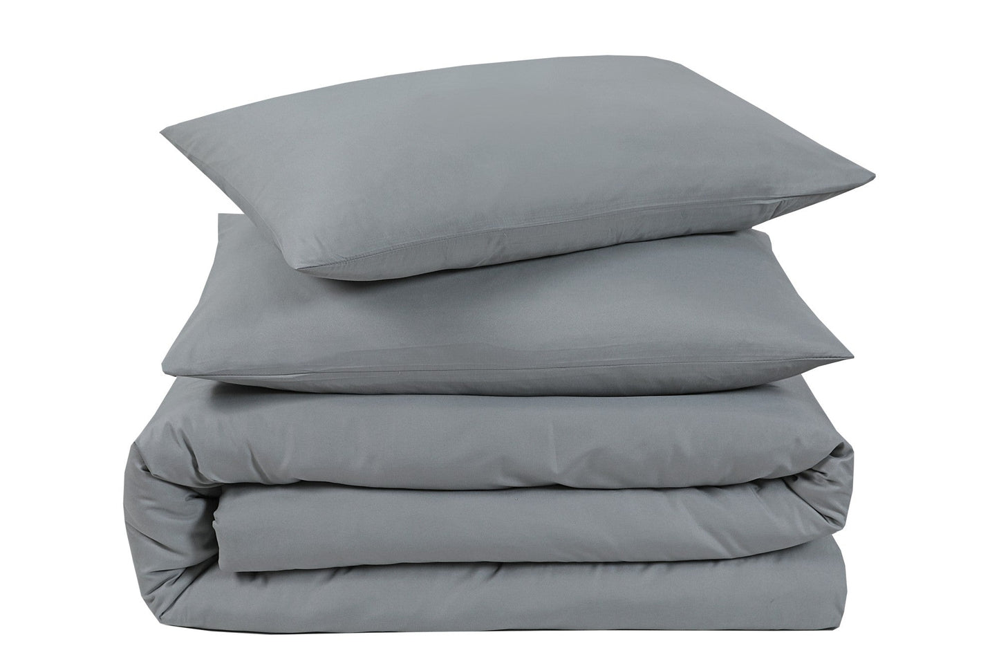 Plain Duvet Set - Gray