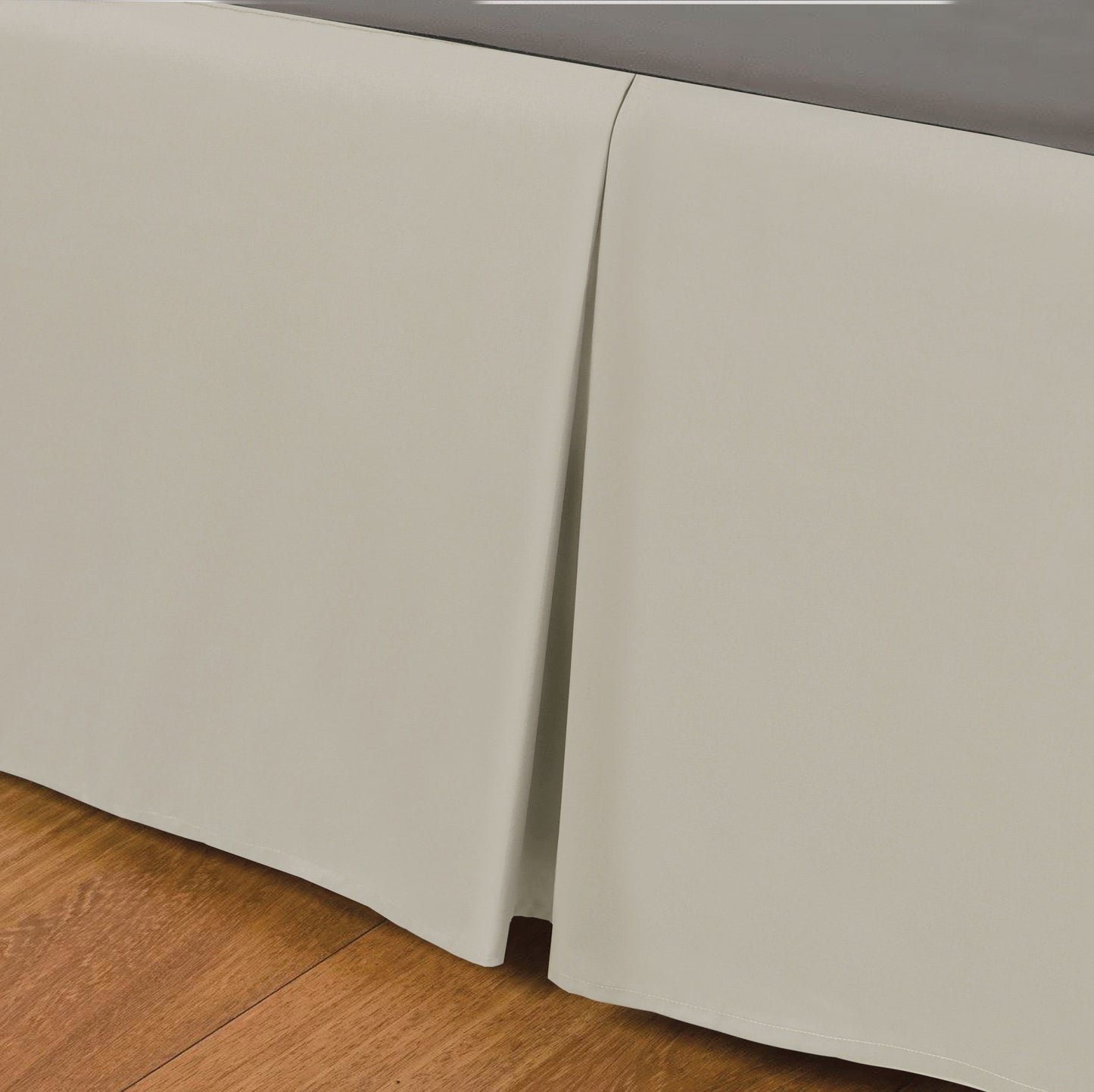 Box Pleated Base Valance Sheet - Linen