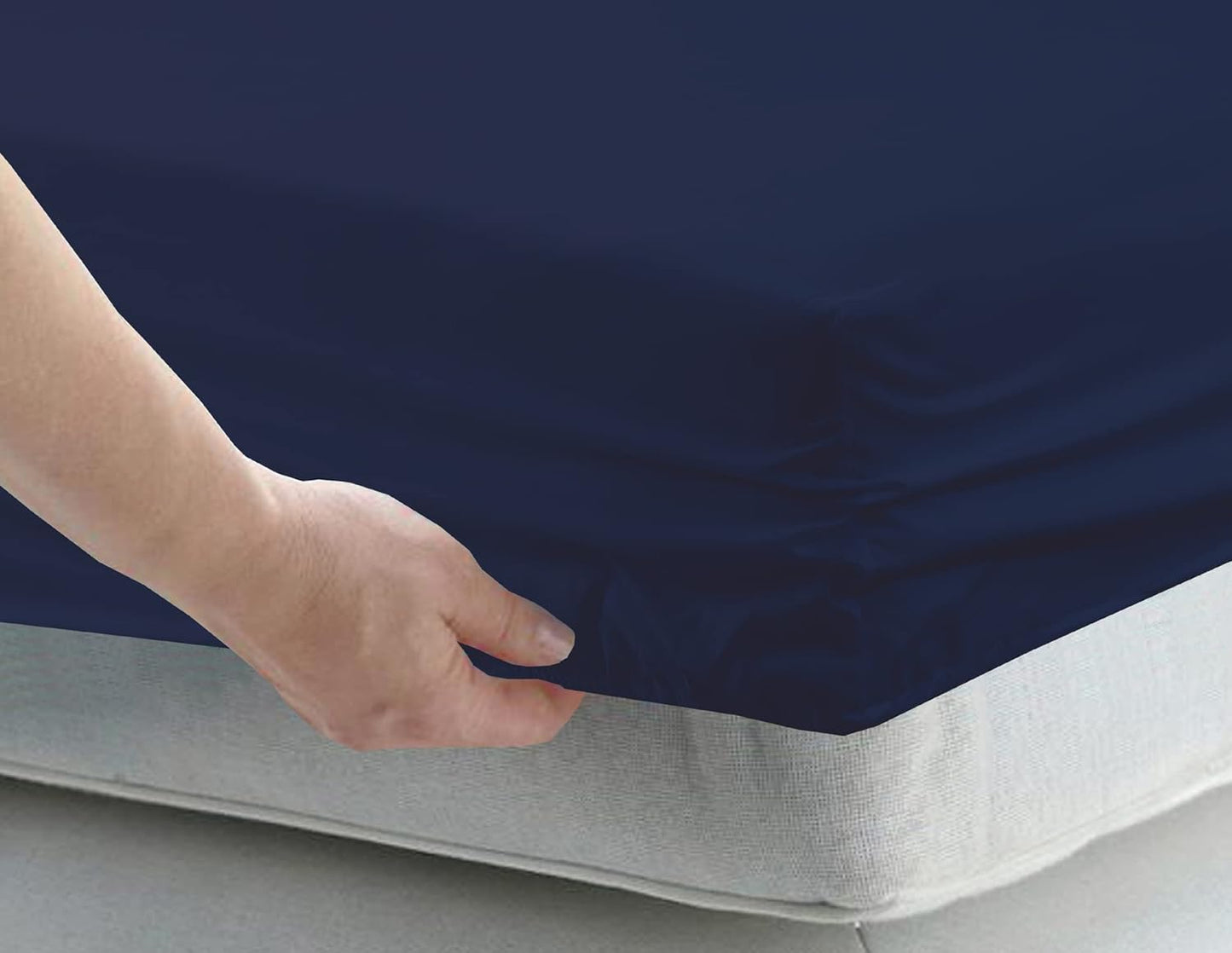 Fitted Bed Sheet - Navy