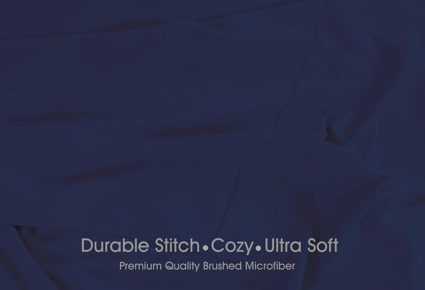 Fitted Bed Sheet - Navy