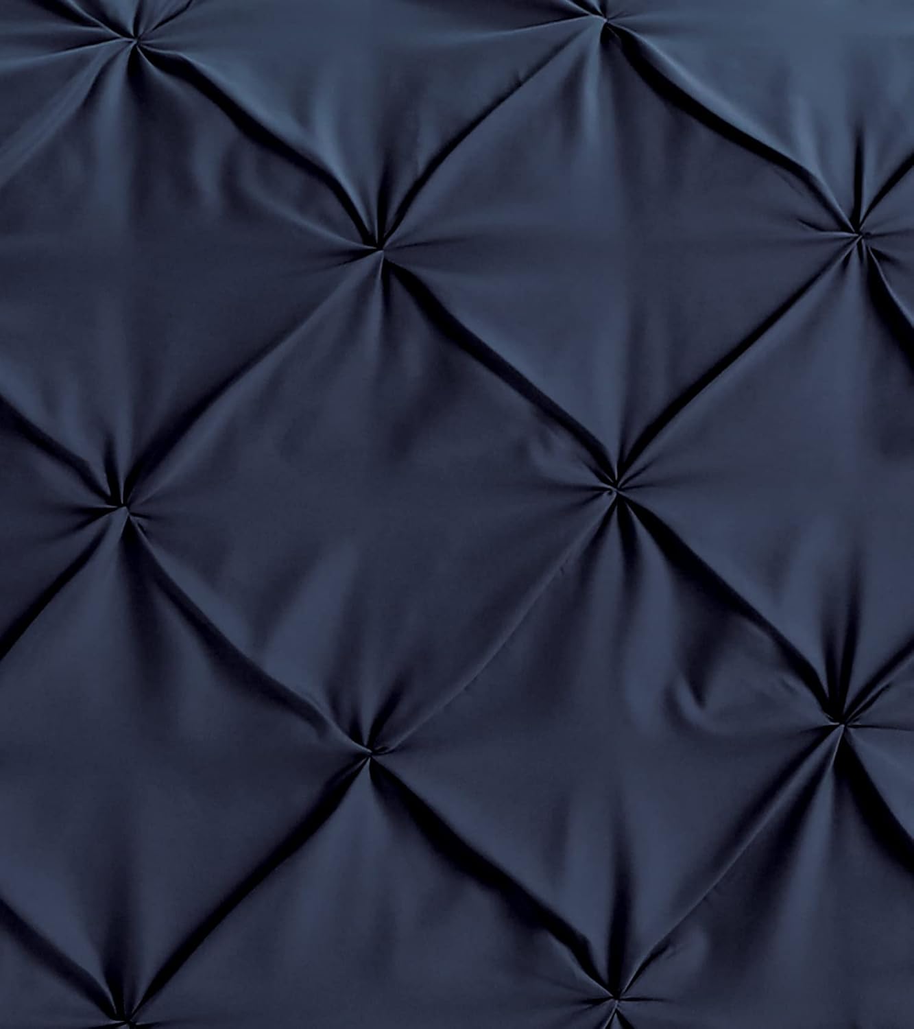 Pintuck Duvet Cover Set- Navy