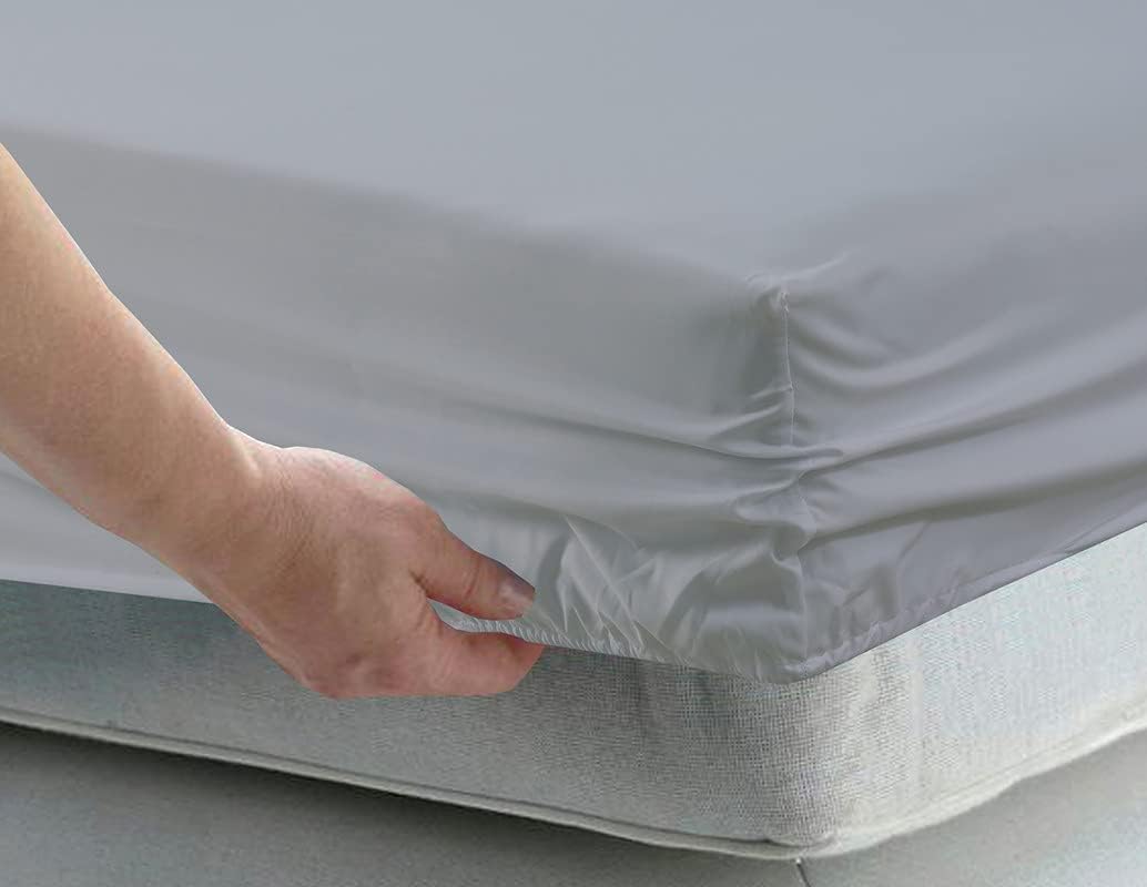 Fitted Bed Sheet - Gray