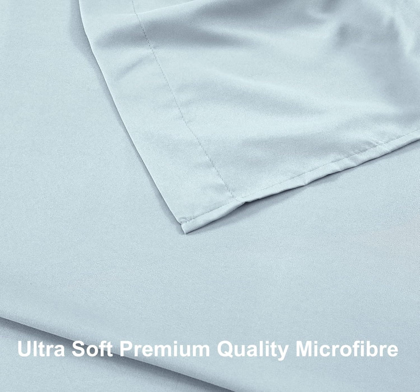 Fitted Bed Sheet - Spa Blue