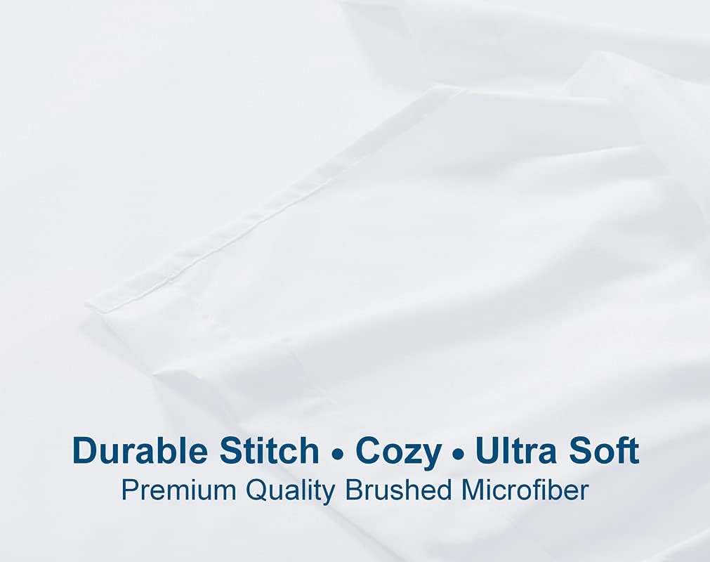 Fitted Bed Sheet- White