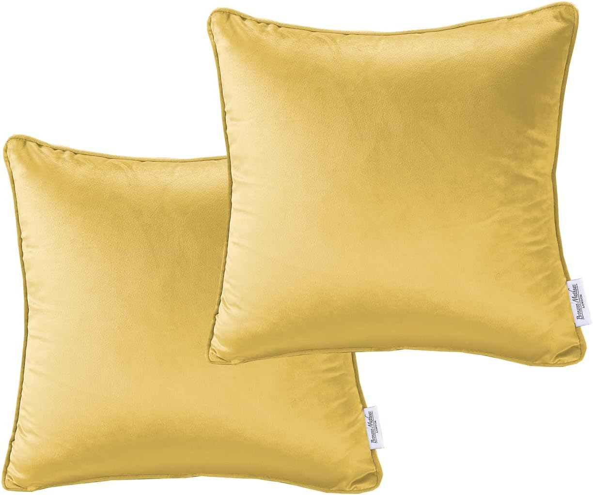 Velvet Cushion Covers - Ocher