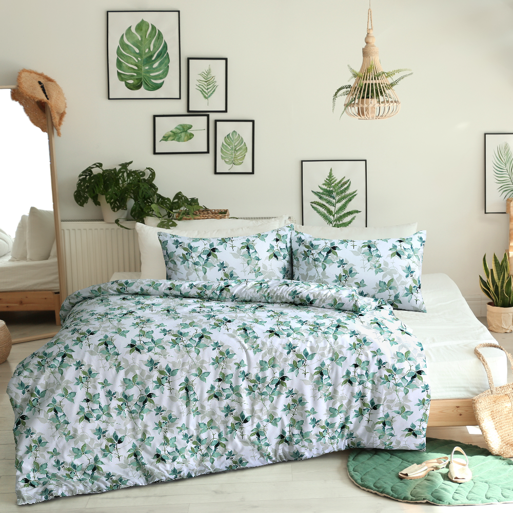 Water Leave Duvet Cover Set