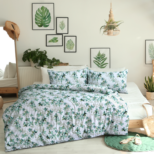 Water Leave Duvet Cover Set