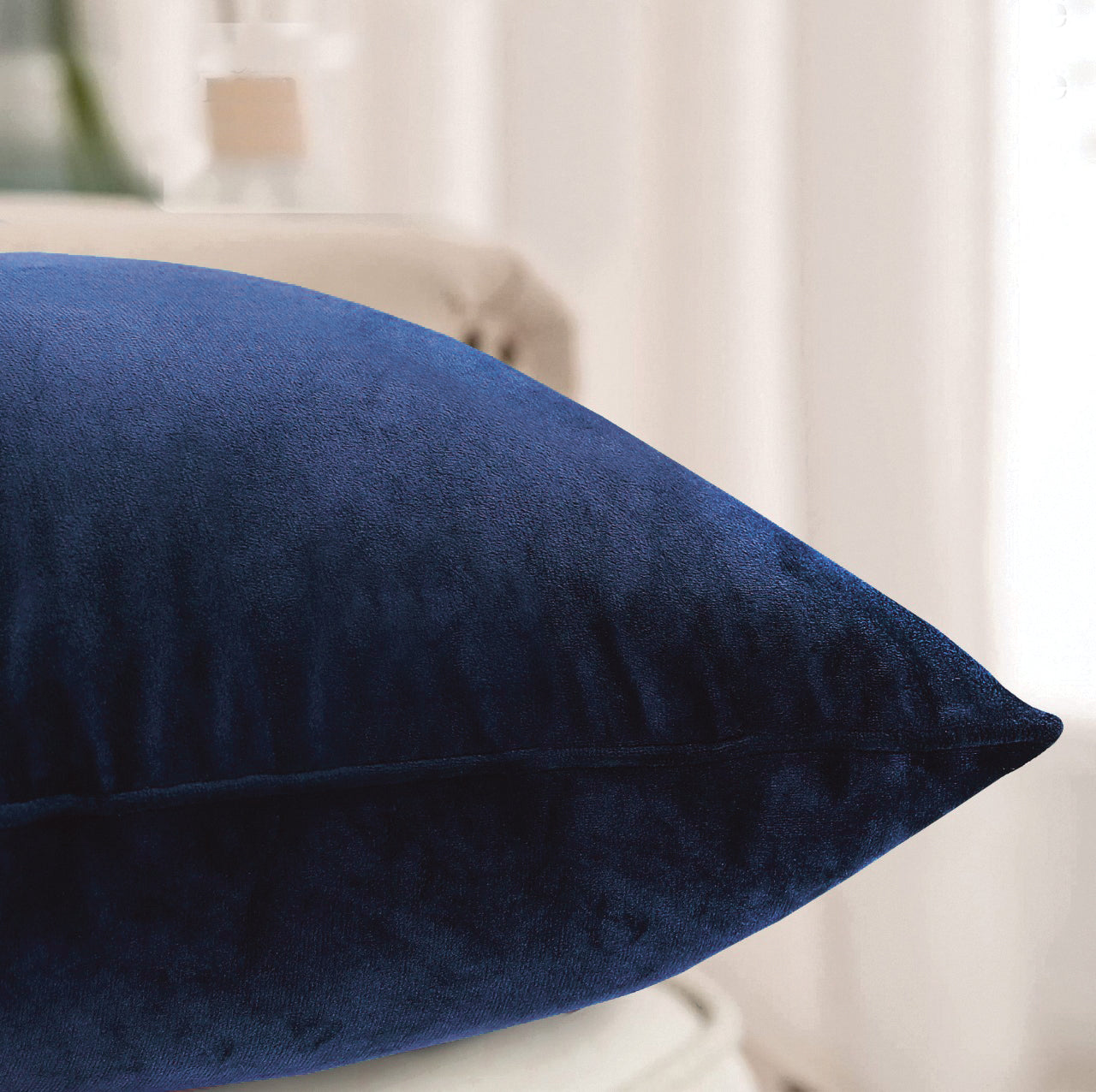 Velvet Cushion Covers - Navy