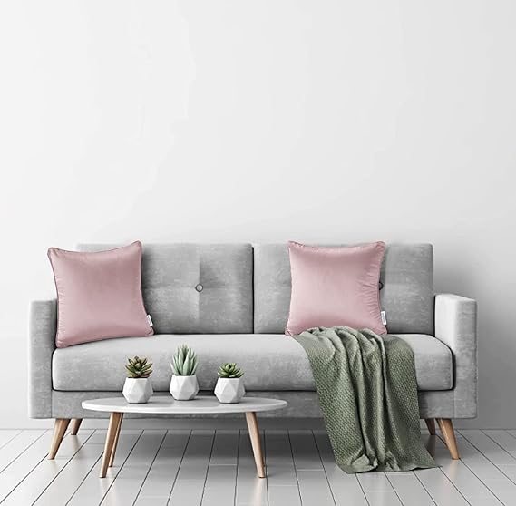 Velvet Cushion Covers - Blush