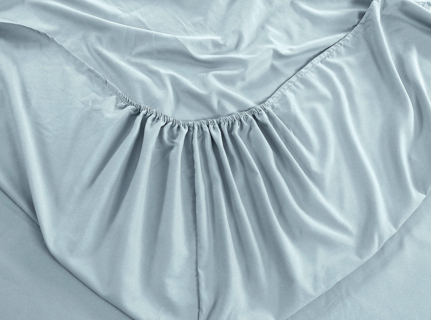 Fitted Bed Sheet - Spa Blue