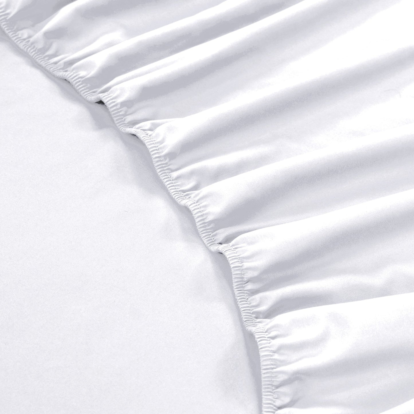 Fitted Bed Sheet- White