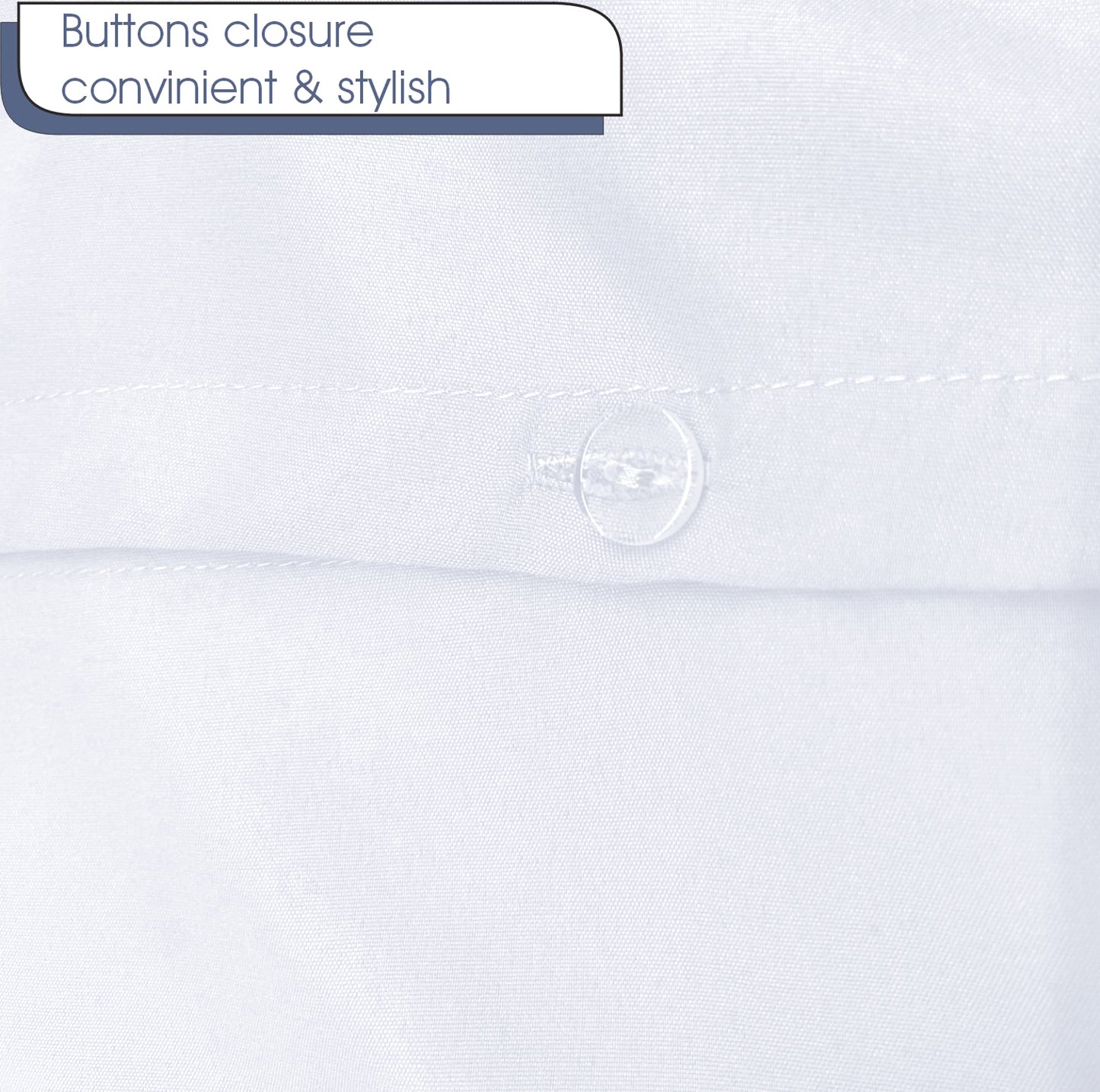 Plain Duvet Set - White
