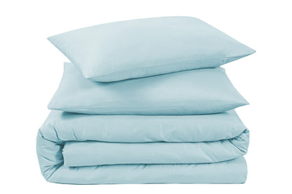 Plain Duvet Set - Spa Blue