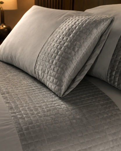 Patch Work Duvet Cover Set- Linen