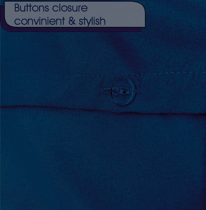 Plain Duvet Set - Navy