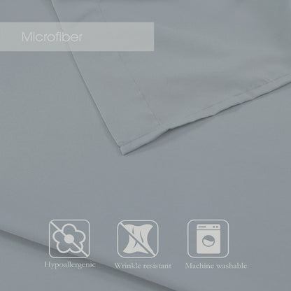 Plain Duvet Set - Gray