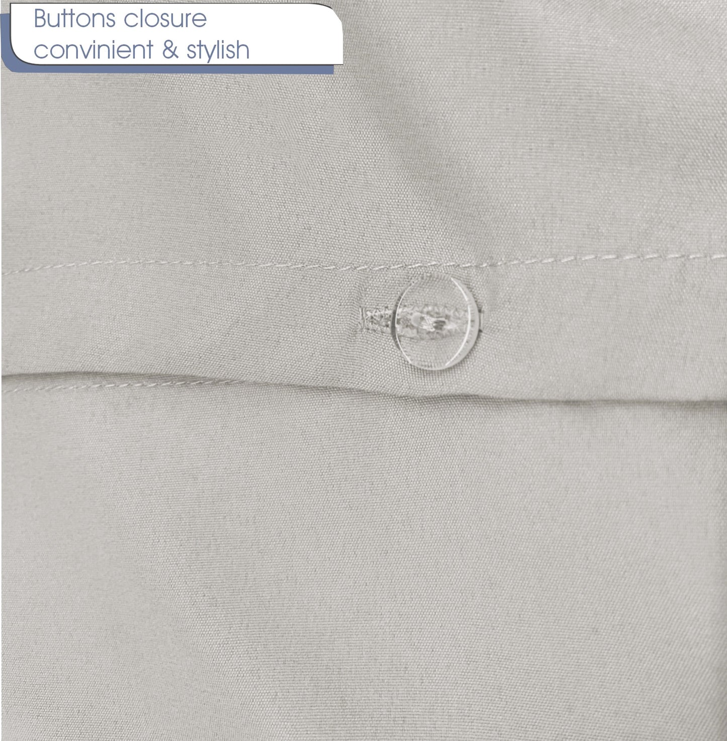 Plain Duvet Set - Linen