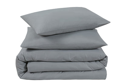 Plain Duvet Set - Gray