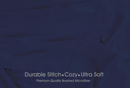 Fitted Bed Sheet - Navy
