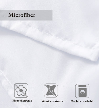 Plain Duvet Set - White